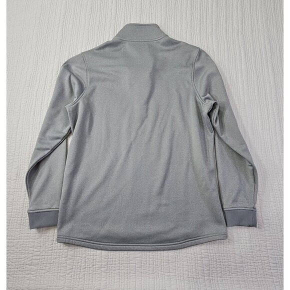 Under Armour Coldgear Loose Men's Size M 1/4 Zip Pullover Grey Activewear EUC LN - Picture 2 of 13